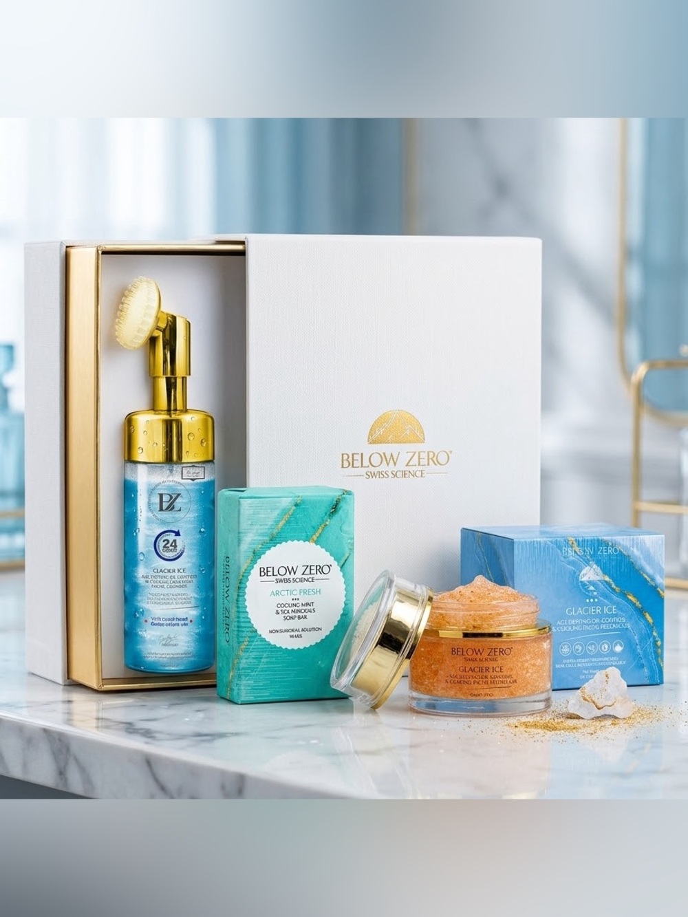 🔥 Ultimate Below Zero Bundle🔥 Lava Foam Cleanser, Peeling Gel, Arctic Soap